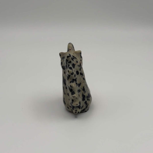 Polished Dalmatian Jasper Unicorn Head