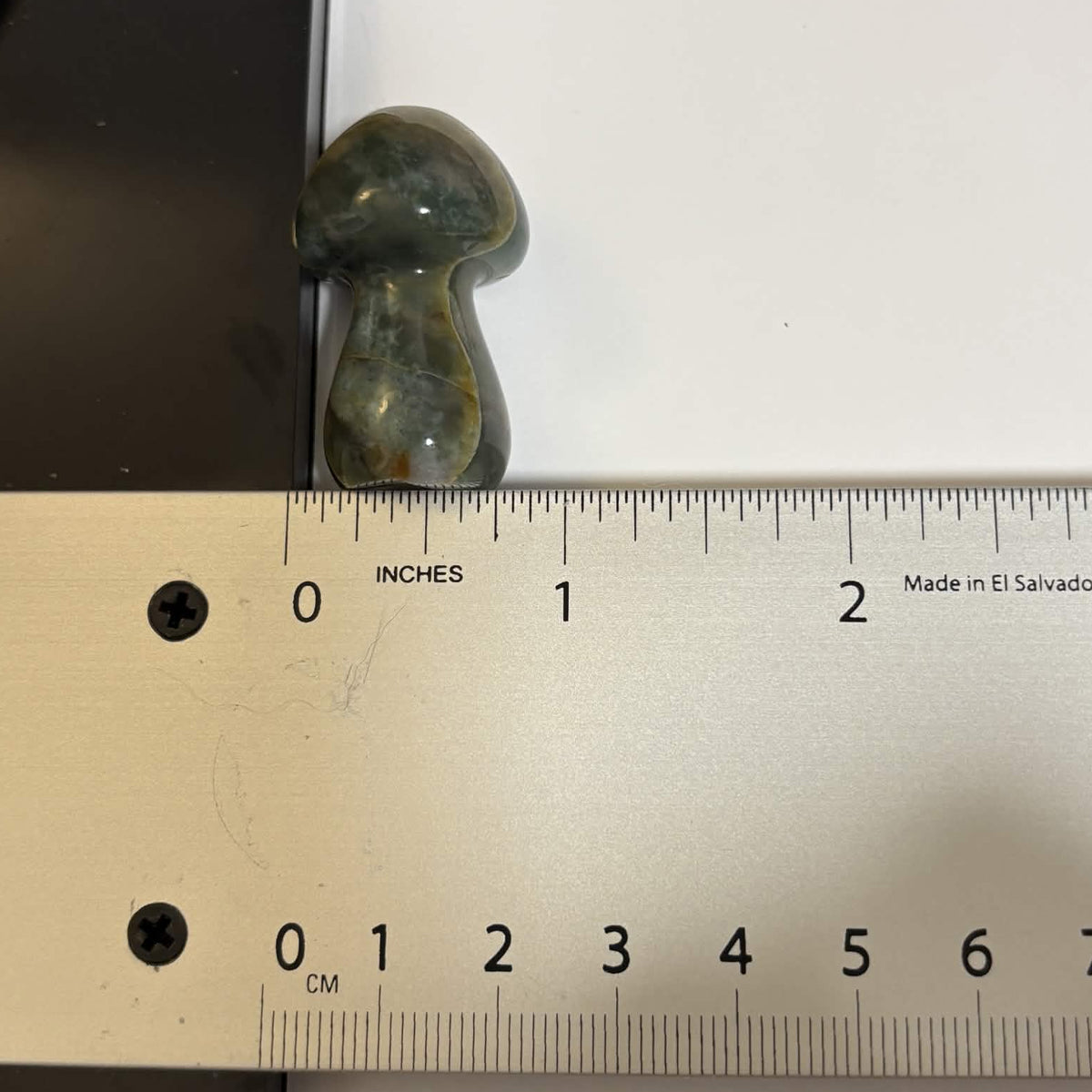 Ocean Jasper Mini Mushroom Carving – Natural Crystal Stone (CR-M1)