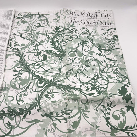 2007 Burning Man Black Rock City Map & Theme Camp Directory — The Green Man