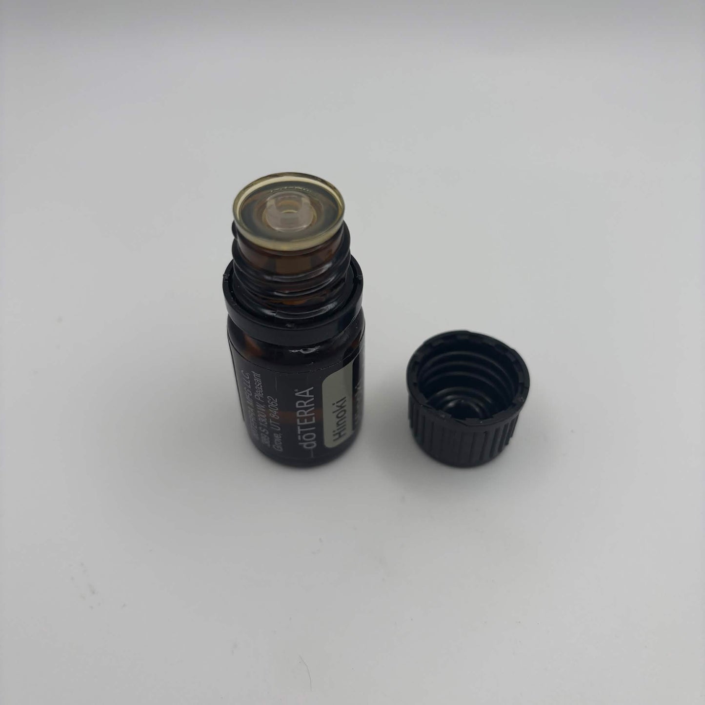 OPENED doTERRA Hinoki Essential Oil 5 mL — Approx. 4 mL Remaining