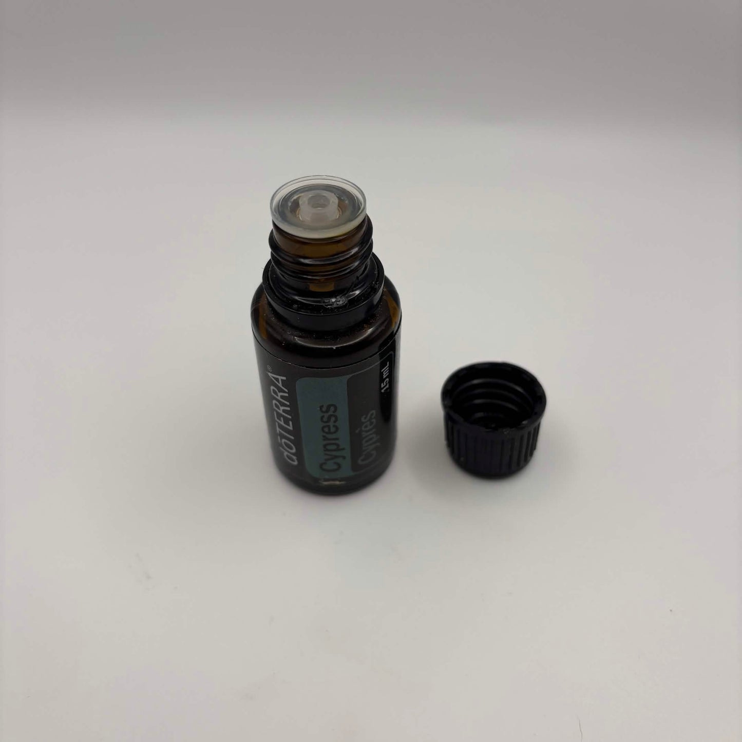 OPENED doTERRA Cypress Essential Oil — Approx. 6 mL Remaining