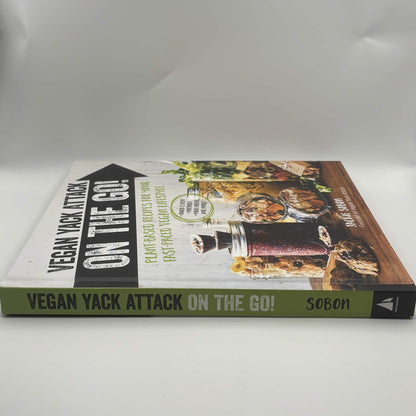 Vegan Yack Attack On the Go! by Jackie Sobon — 2018 Hardcover Vegan Cookbook