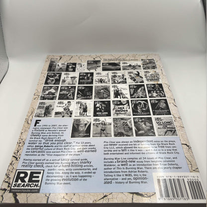 Burning Man Live: 13 Years of Piss Clear – Adrian Roberts – Signed First Printing