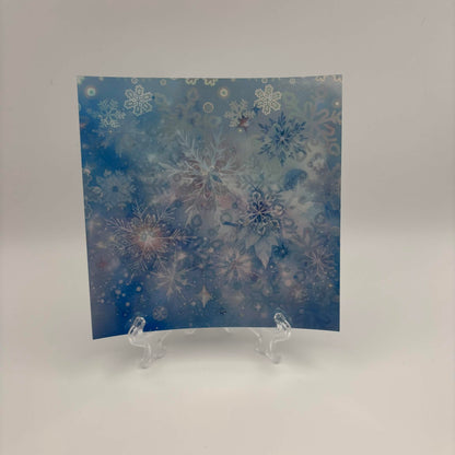 Bee's Crafty Corner Sparkling Snowflakes Diamond Painting Release Paper — 24 Sheets
