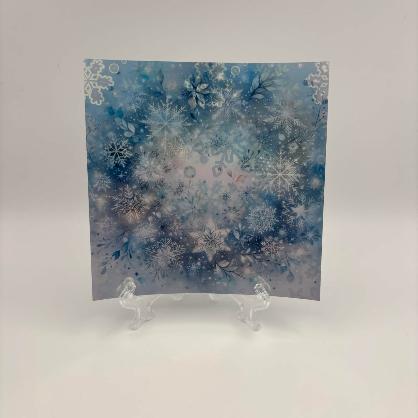 Bee's Crafty Corner Sparkling Snowflakes Diamond Painting Release Paper — 24 Sheets