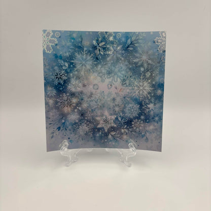 Bee's Crafty Corner Sparkling Snowflakes Diamond Painting Release Paper — 24 Sheets