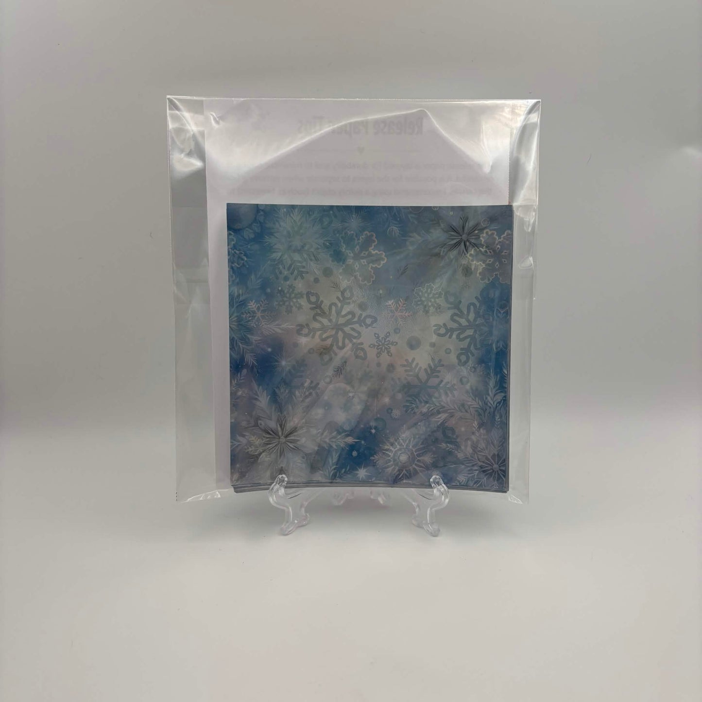 Bee's Crafty Corner Sparkling Snowflakes Diamond Painting Release Paper — 24 Sheets