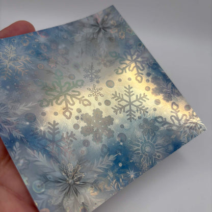 Bee's Crafty Corner Sparkling Snowflakes Diamond Painting Release Paper — 24 Sheets