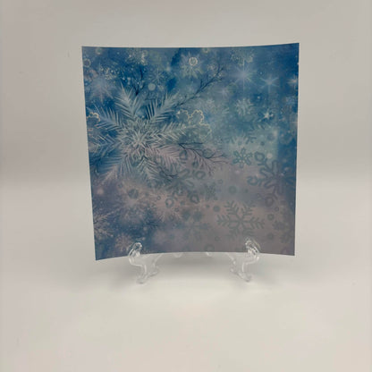 Bee's Crafty Corner Sparkling Snowflakes Diamond Painting Release Paper — 24 Sheets