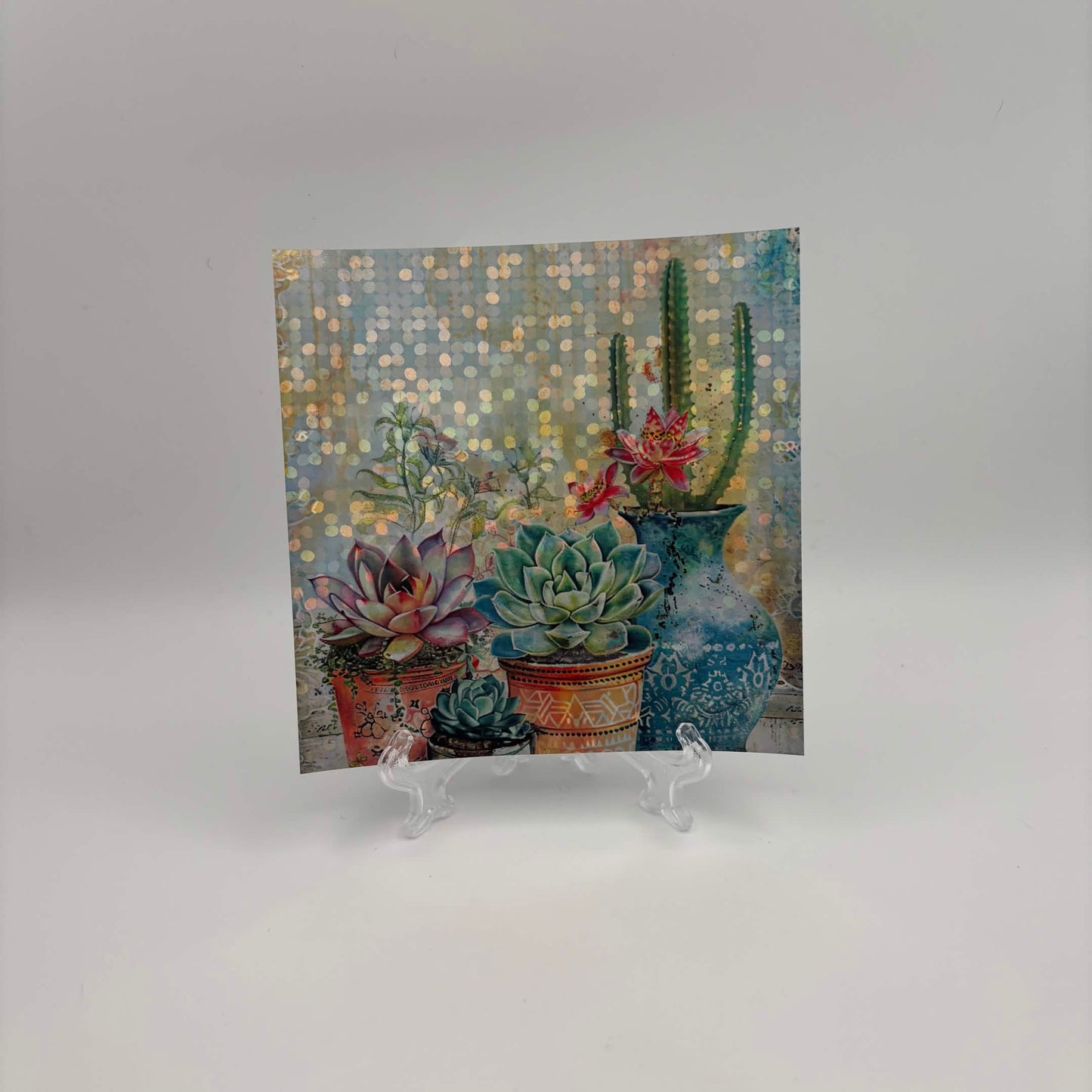 Bee's Crafty Corner Succulent Pots Diamond Painting Release Paper — 12 Sheets