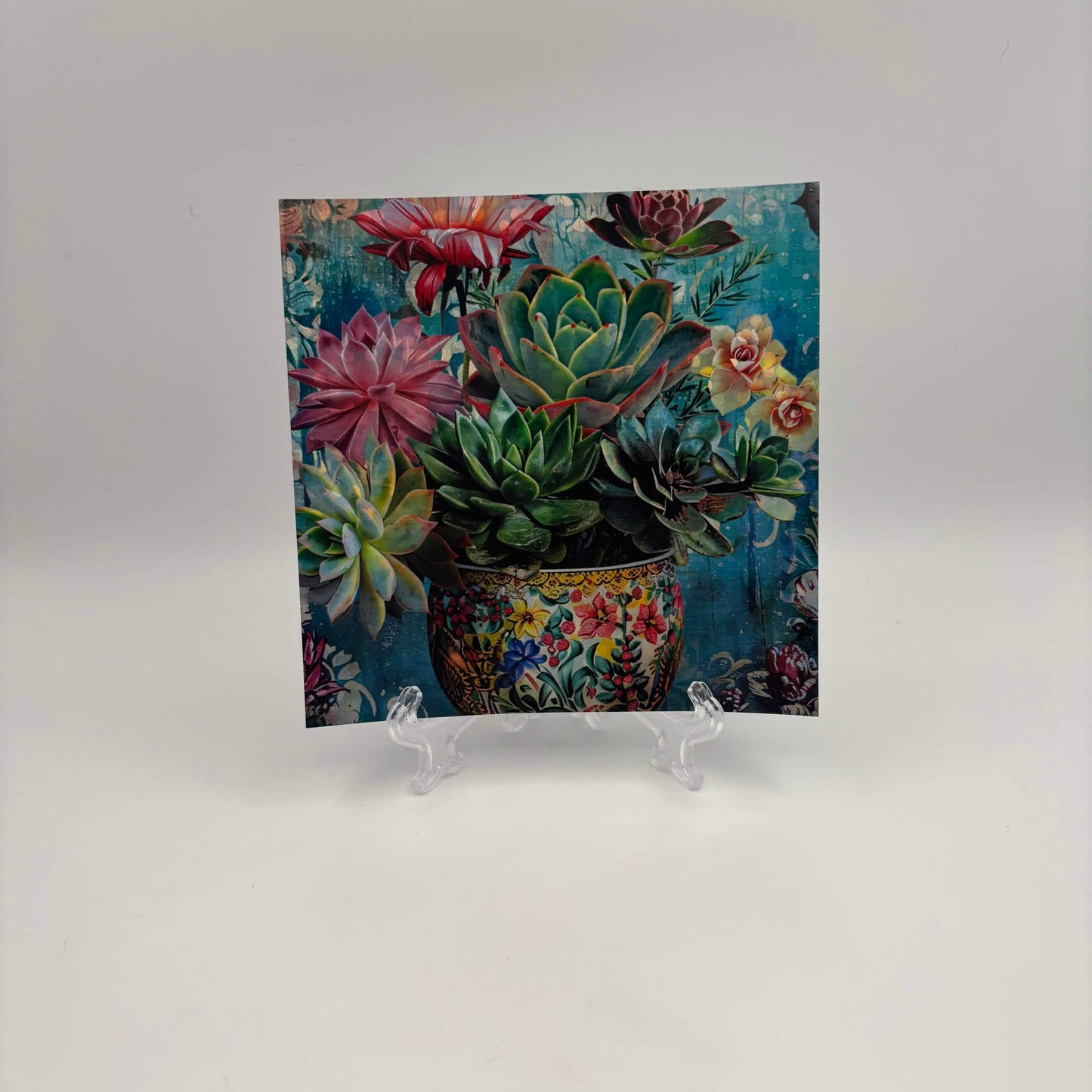 Bee's Crafty Corner Succulent Pots Diamond Painting Release Paper — 12 Sheets