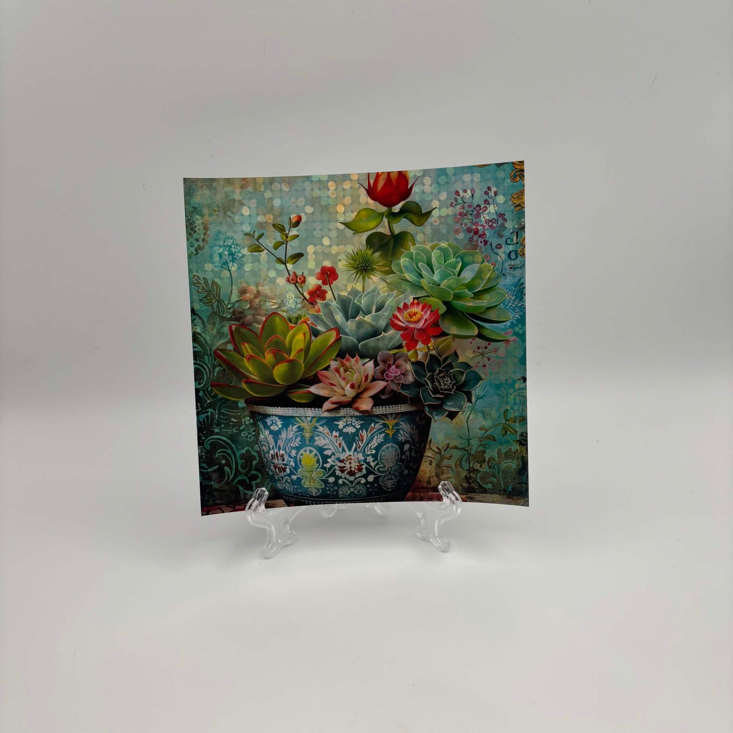 Bee's Crafty Corner Succulent Pots Diamond Painting Release Paper — 12 Sheets
