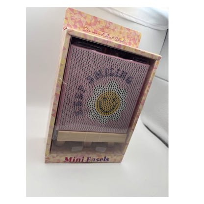 Diamond Art Club Mini Easels: Keep Smiling — Mini Diamond Painting Kit + Easel | New