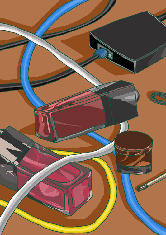 Cord Management - Digital Artwork Version - A1 Size JPG