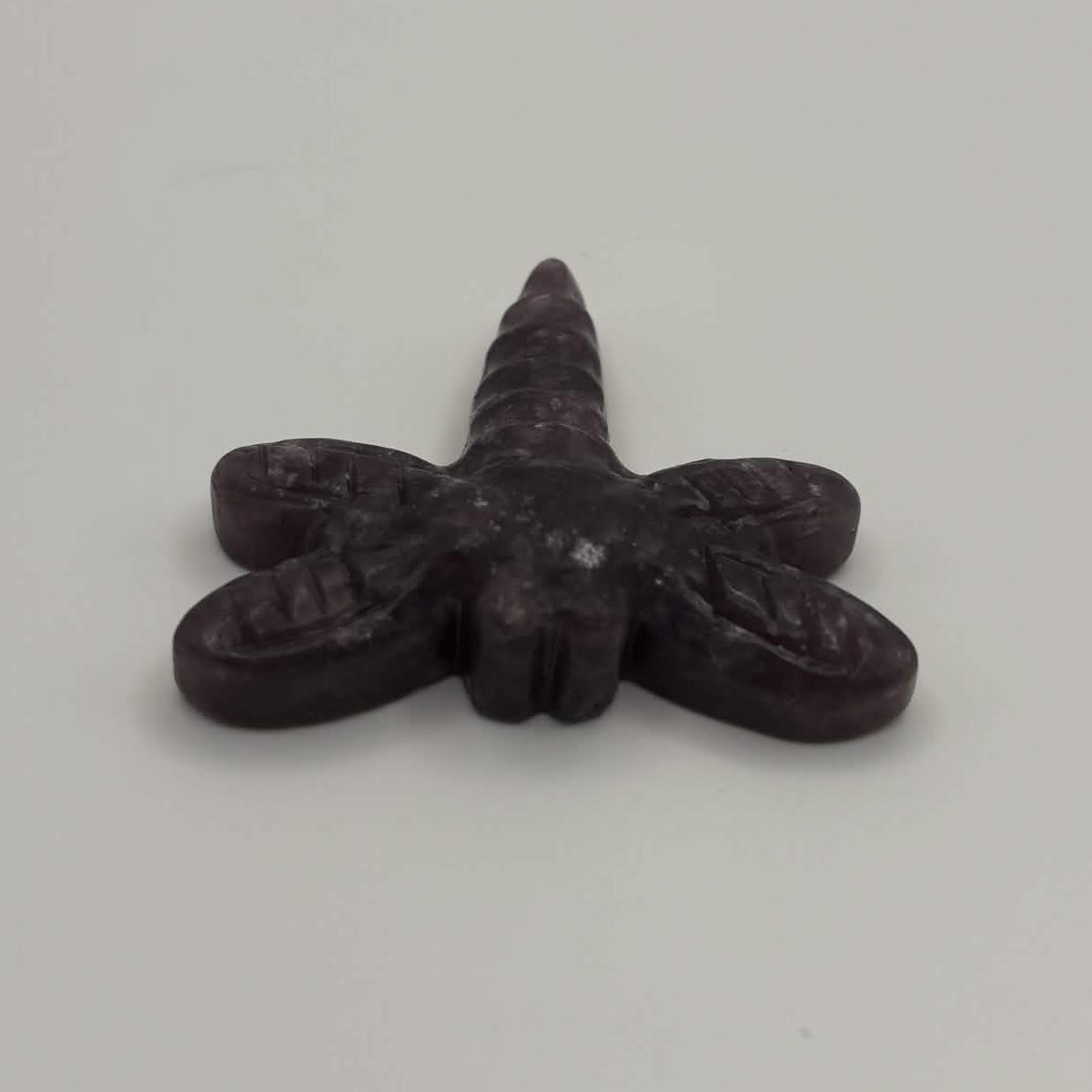 Lepidolite Dragonfly Carving – Natural Purple Crystal