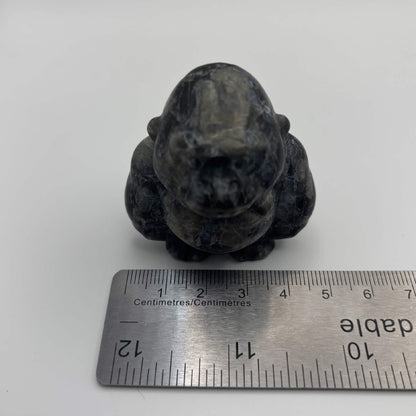 Satin Polished Larvikite Gorilla