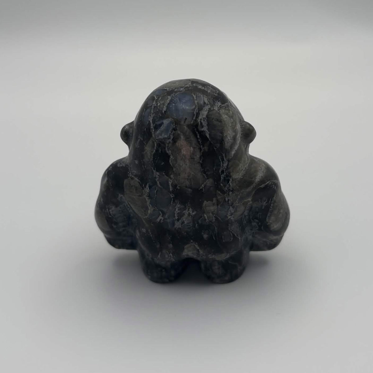 Satin Polished Larvikite Gorilla