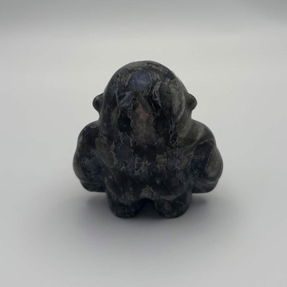 Satin Polished Larvikite Gorilla