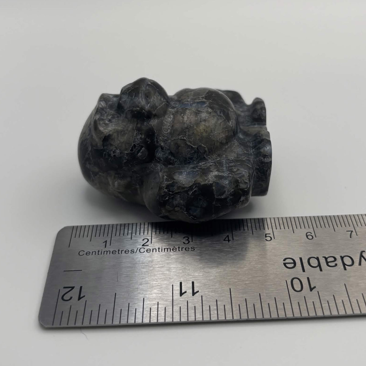 Satin Polished Larvikite Gorilla