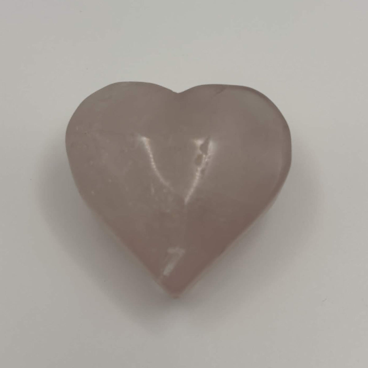 Polished Rose Quartz Heart