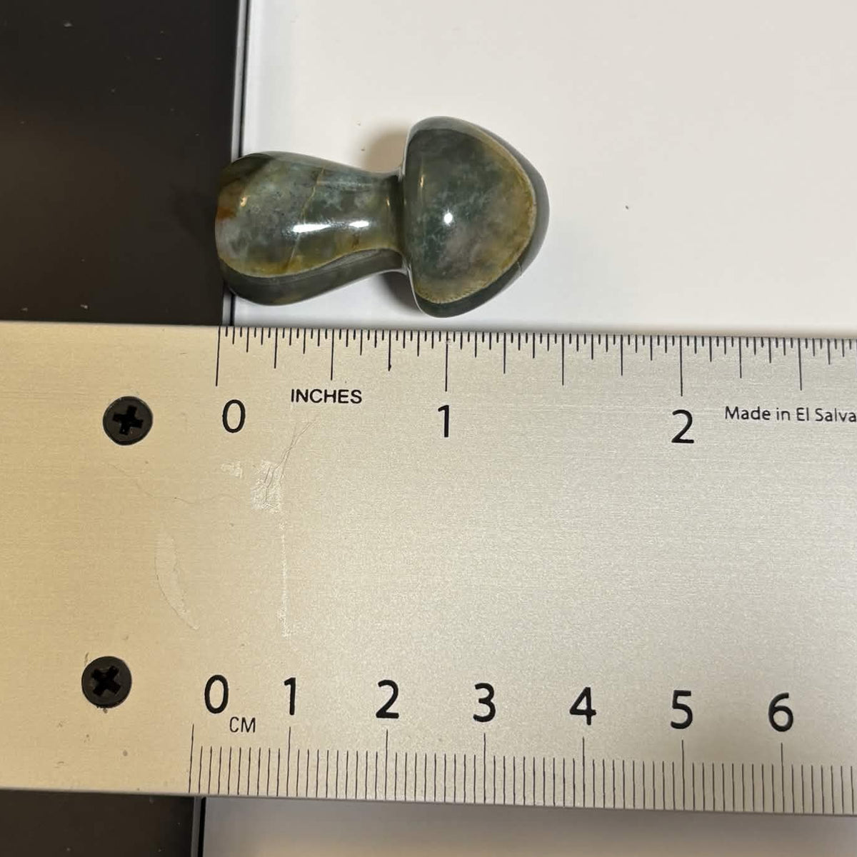 Ocean Jasper Mini Mushroom Carving – Natural Crystal Stone (CR-M1)