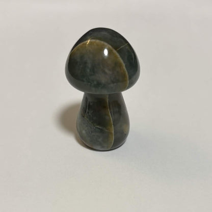 Ocean Jasper Mini Mushroom Carving – Natural Crystal Stone (CR-M1)