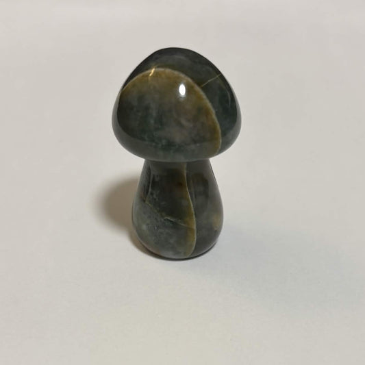 Ocean Jasper Mini Mushroom Carving – Natural Crystal Stone (CR-M1)