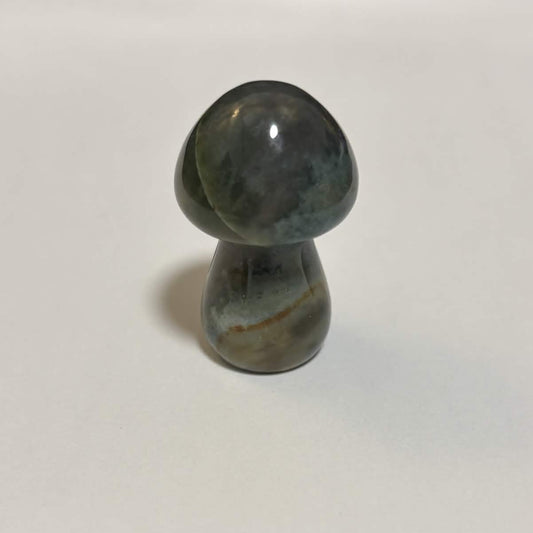 Ocean Jasper Mini Mushroom Carving – Natural Crystal Stone (CR-M1)