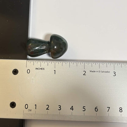 Ocean Jasper Mini Mushroom Carving – Natural Crystal Stone (CR-M3)