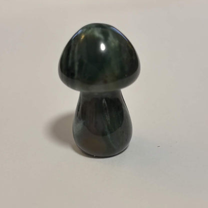 Ocean Jasper Mini Mushroom Carving – Natural Crystal Stone (CR-M3)