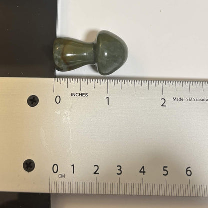 Ocean Jasper Mini Mushroom Carving – Natural Crystal Stone (CR-M5)