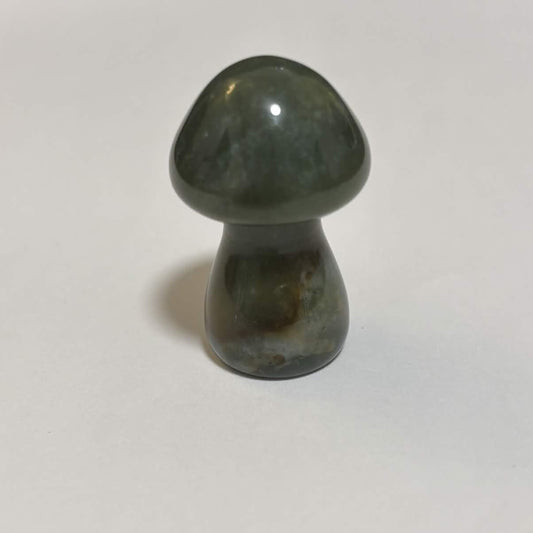 Ocean Jasper Mini Mushroom Carving – Natural Crystal Stone (CR-M5)