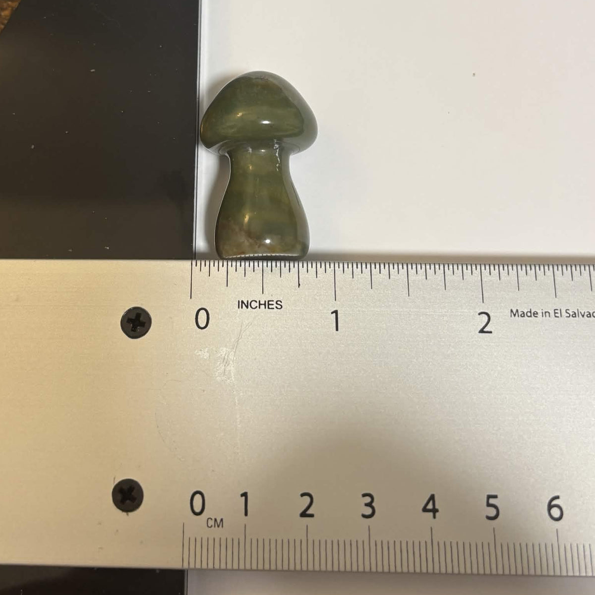 Ocean Jasper Mini Mushroom Carving – Natural Crystal Stone (CR-M5)