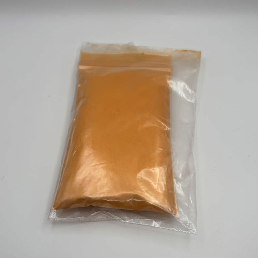 Orange Vibrance Mica Powder — 2 oz Labeled Bag —  Craft Pigment
