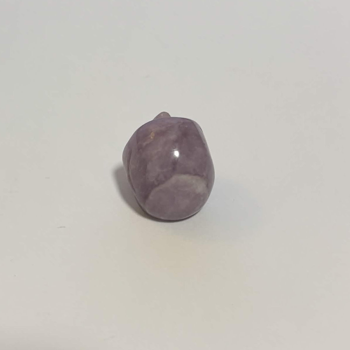 Lepidolite Mini Skull Carving – Natural Polished Crystal Stone (CR-SK2)