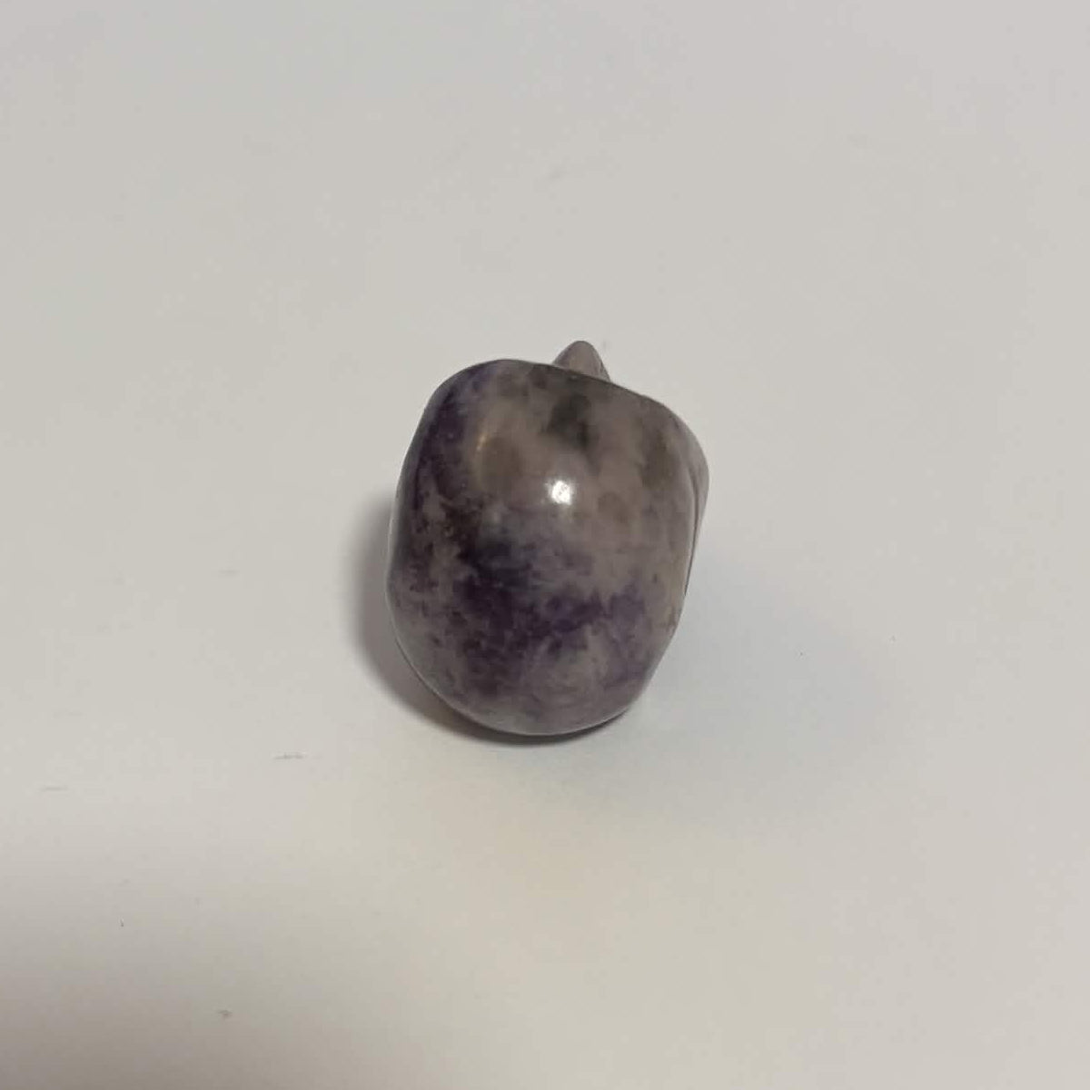 Lepidolite Mini Skull Carving – Natural Polished Crystal Stone (CR-SK3)