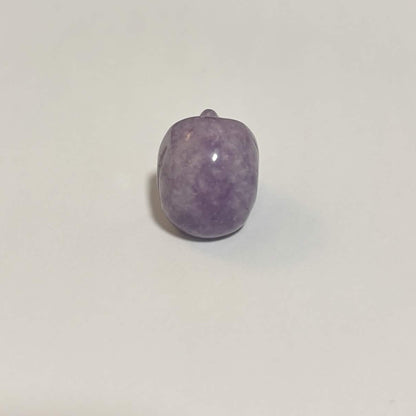 Lepidolite Mini Skull Carving – Natural Polished Crystal Stone (CR-SK6)