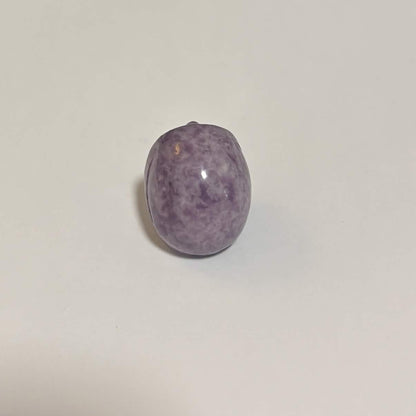 Lepidolite Mini Skull Carving – Natural Polished Crystal Stone (CR-SK7)