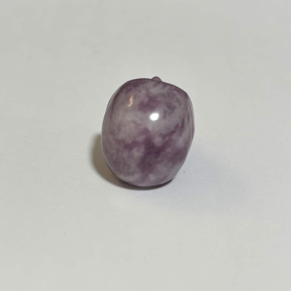 Lepidolite Mini Skull Carving – Natural Polished Crystal Stone (CR-SK8)