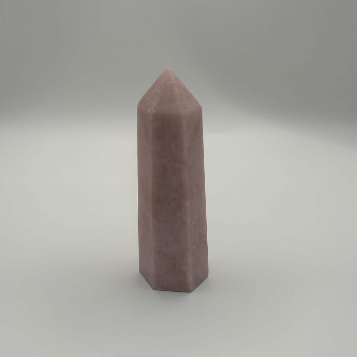 Satin Polished Rose Quartz Tower