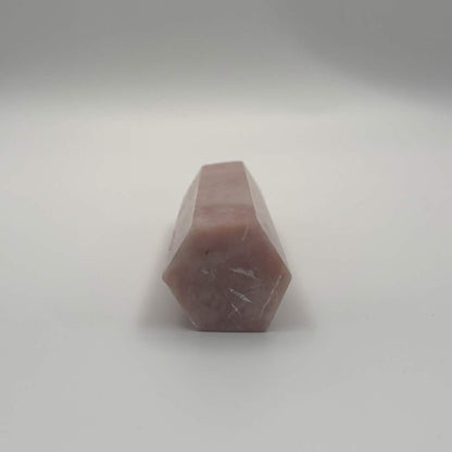 Satin Polished Rose Quartz Tower
