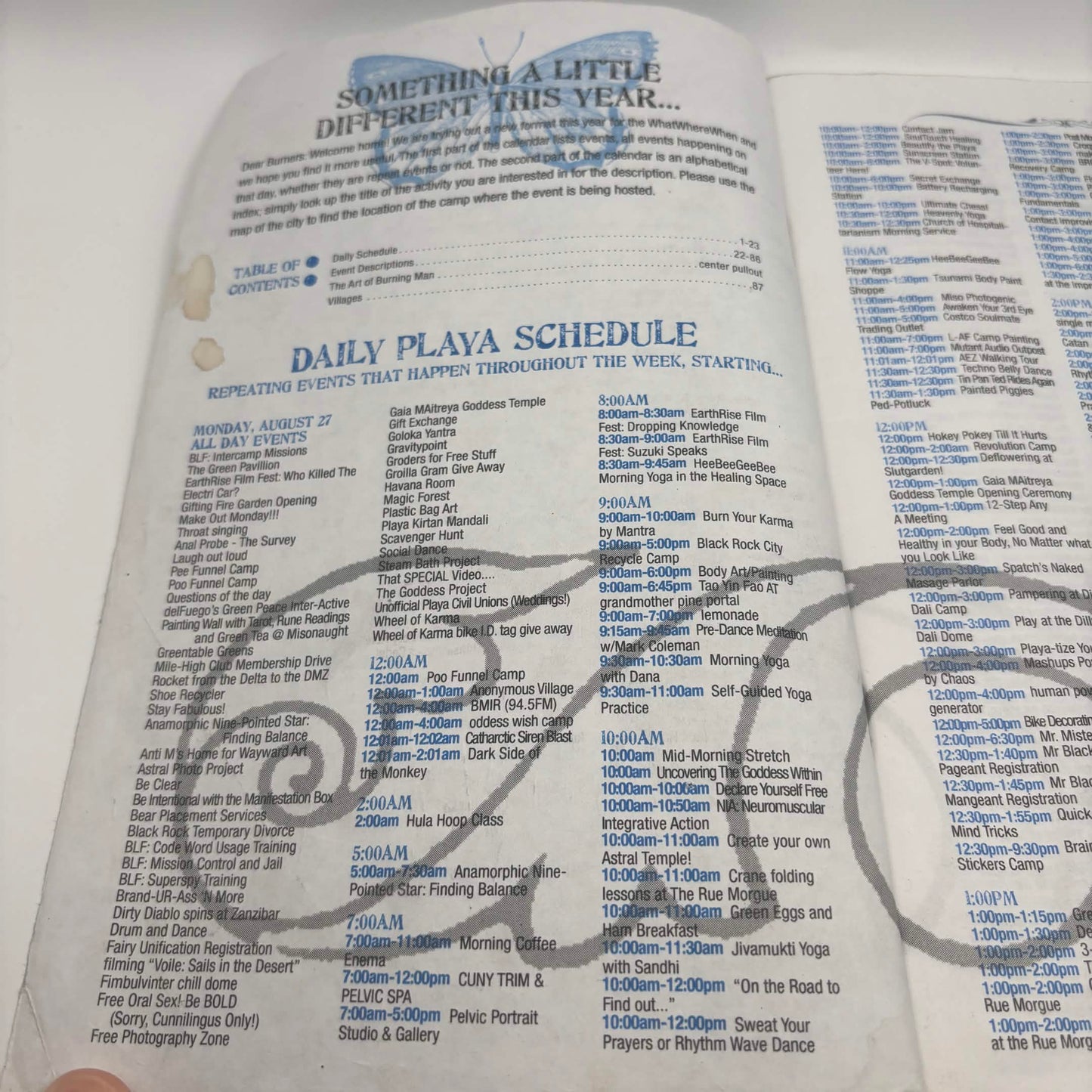 Burning Man 2007 WhatWhereWhen Event Guide — Playa-Worn Dusty Edition