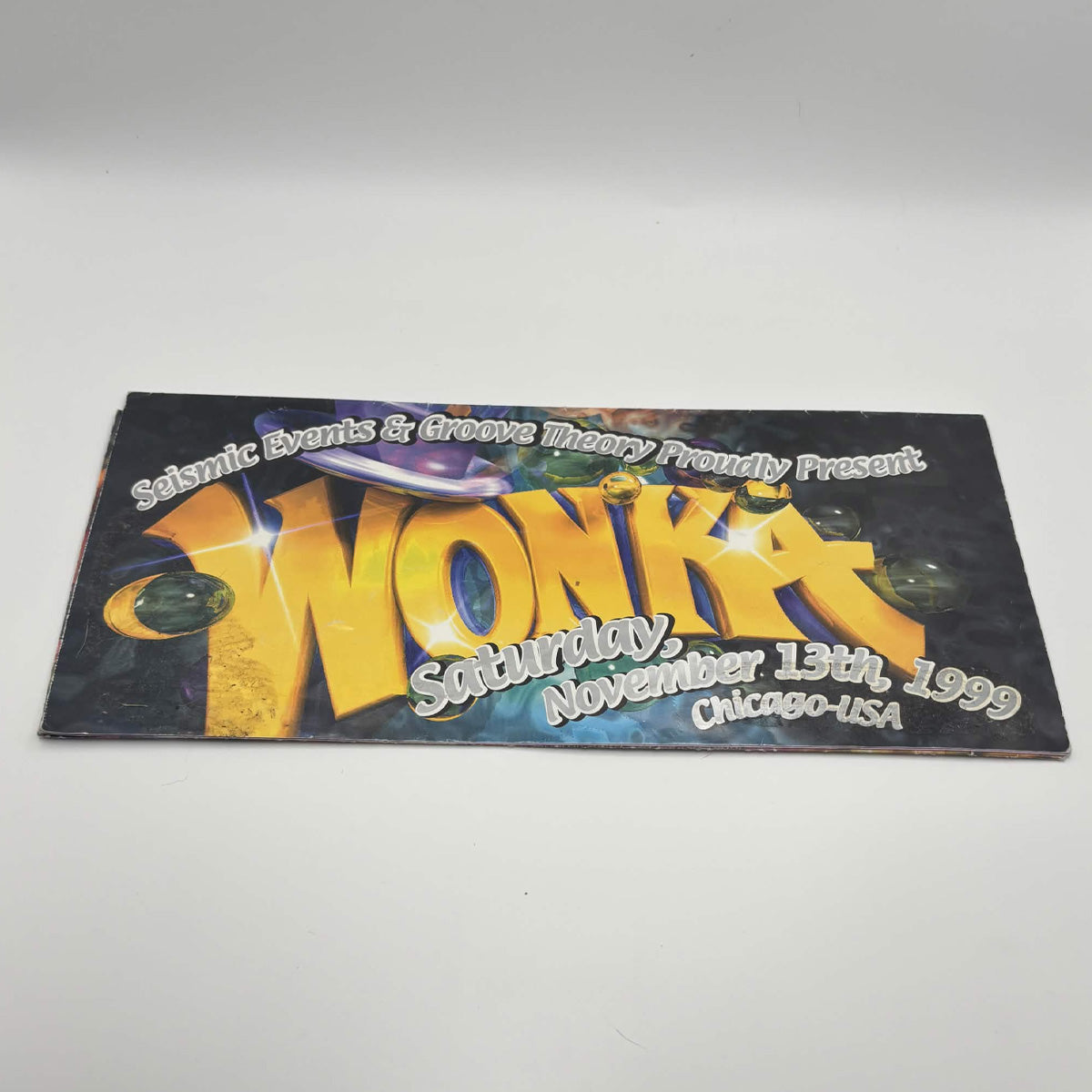Vintage 1999 WONKA Chicago Rave Flyer Ephemera – Digital Underground, Honey Dijon + More