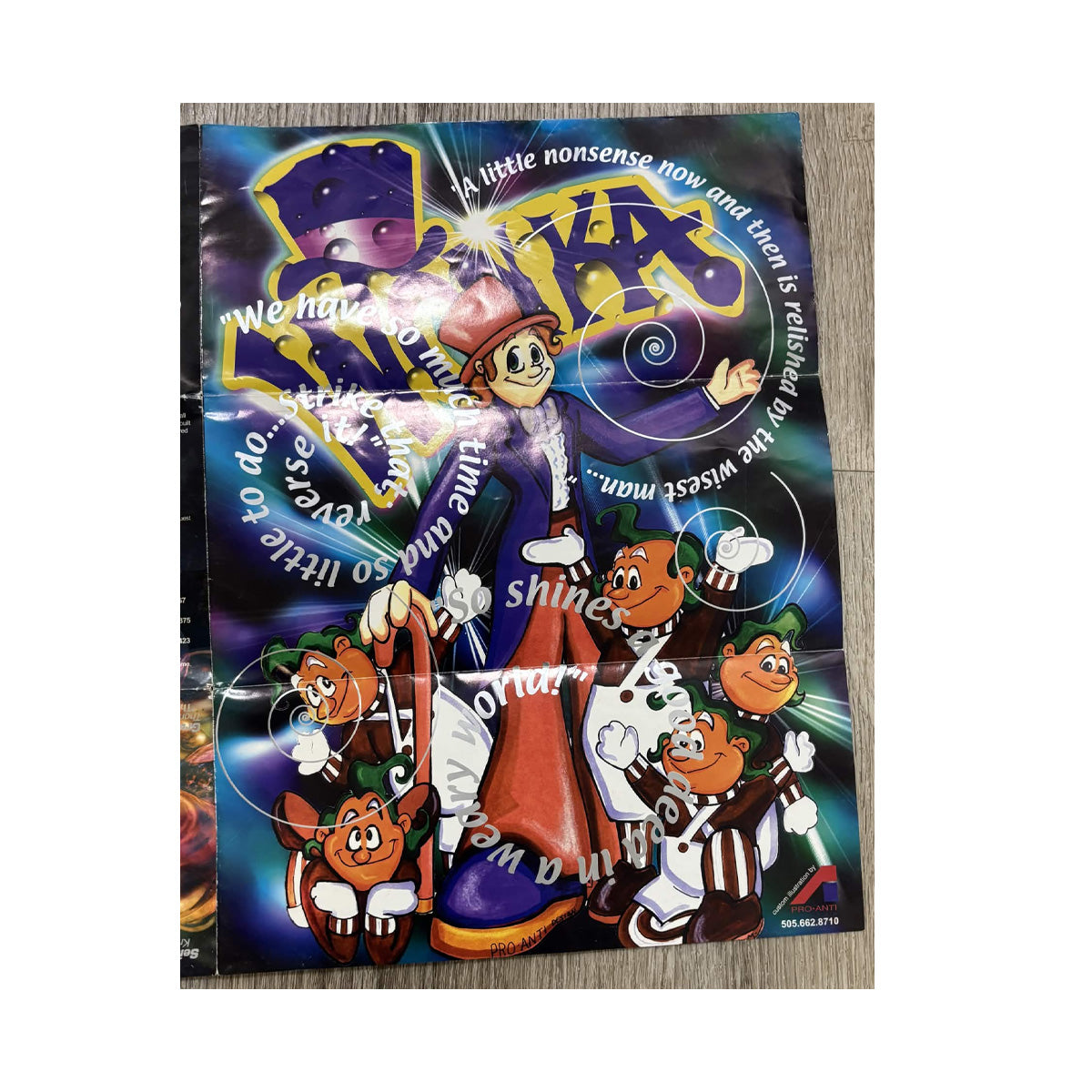 Vintage 1999 WONKA Chicago Rave Flyer Ephemera – Digital Underground, Honey Dijon + More