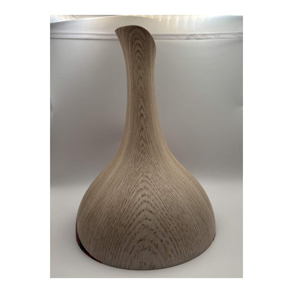 300 mL Ultrasonic Essential Oil Diffuser — Red & Black Geometric Faux Wood Design