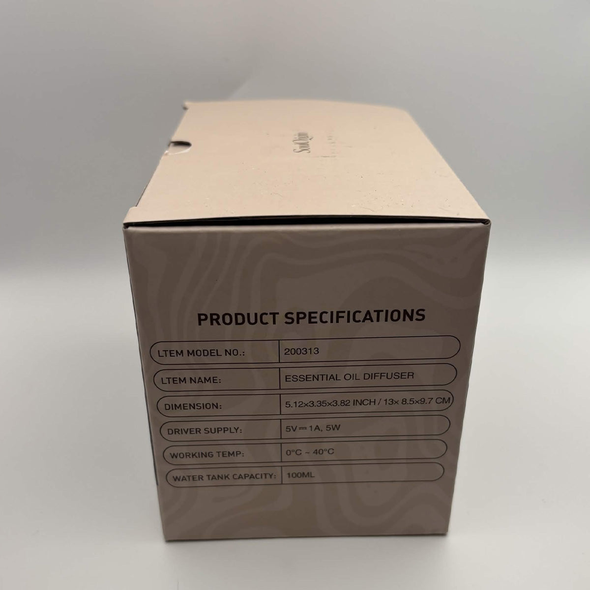 SoulOrigin 100 mL Essential Oil Diffuser — 7-Colour LED —  New in Box