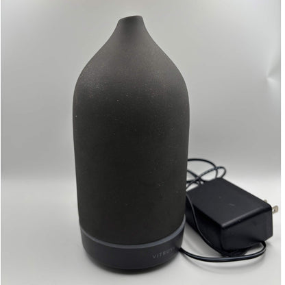 Vitruvi Stone Essential Oil Diffuser — Charcoal Ceramic