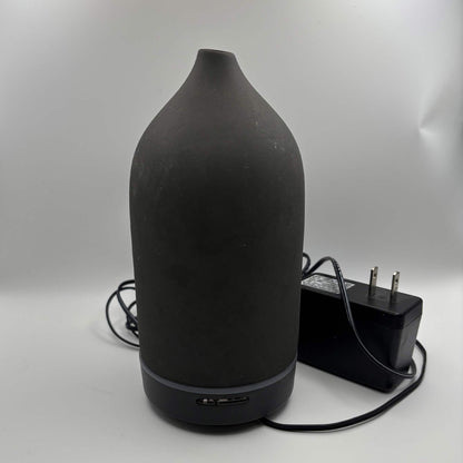 Vitruvi Stone Essential Oil Diffuser — Charcoal Ceramic