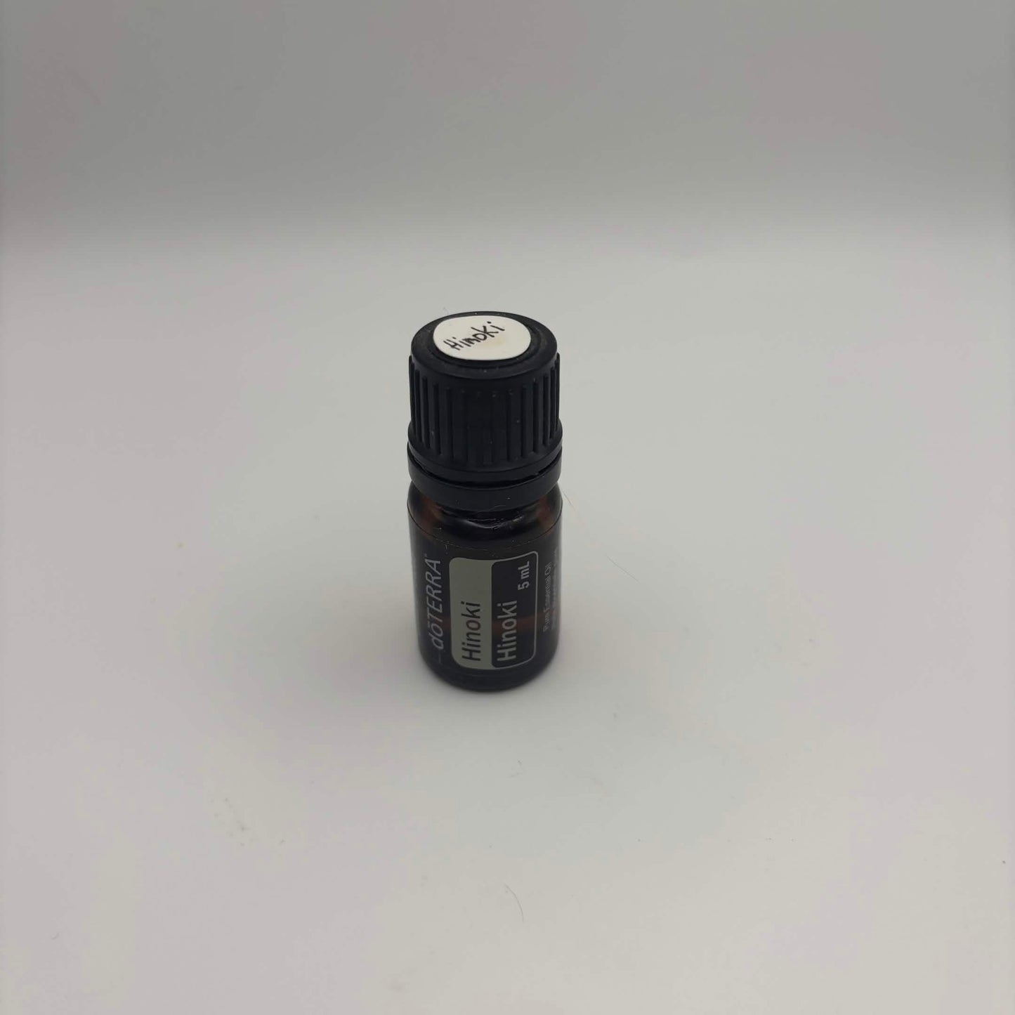 OPENED doTERRA Hinoki Essential Oil 5 mL — Approx. 4 mL Remaining