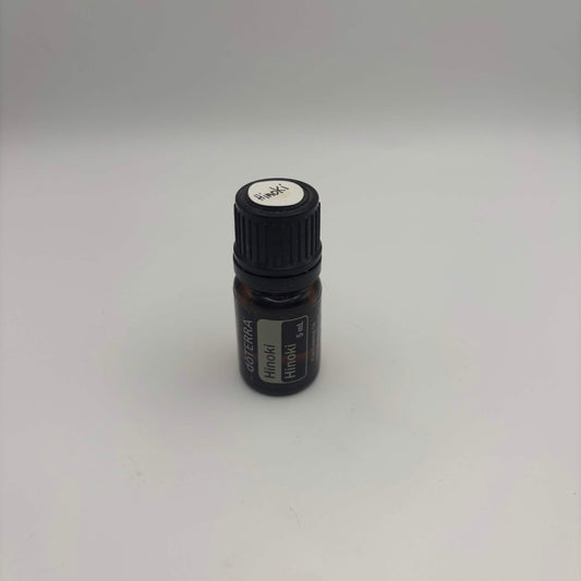 OPENED doTERRA Hinoki Essential Oil 5 mL — Approx. 4 mL Remaining